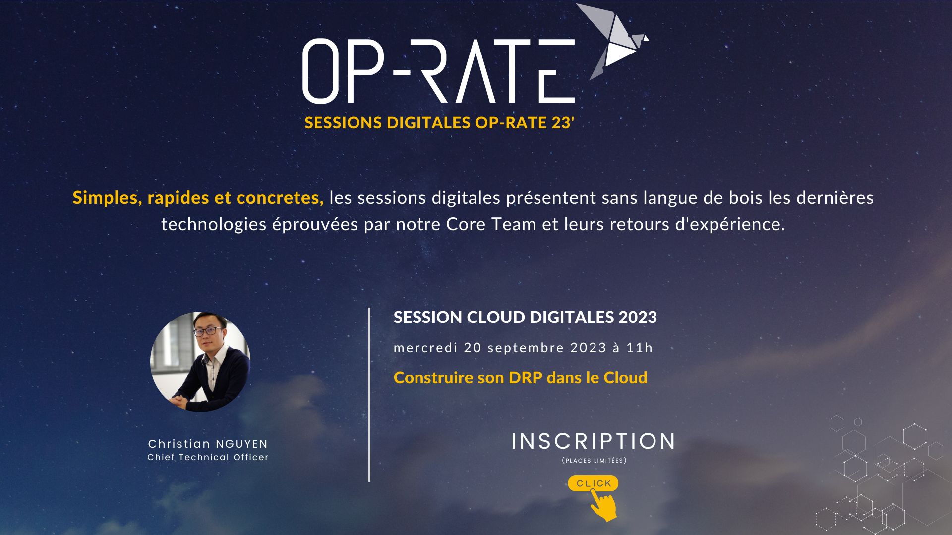 Image Landing Page - Construire son DRP dans le Cloud